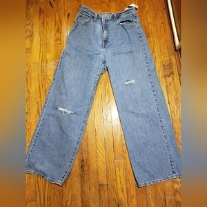 Levi's High Waisted Straight Jeans sz. 29 x 29 Distressed